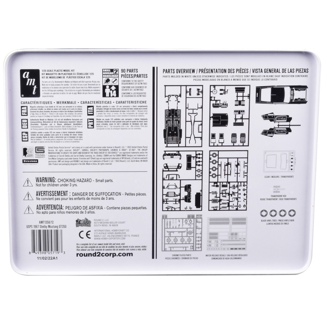 skill-2-model-kit-1967-shelby-mustang-gt350-usps-1-25-scale-model-by-amt