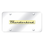 thunderbird-name-license-plate-gold-on-mirrored