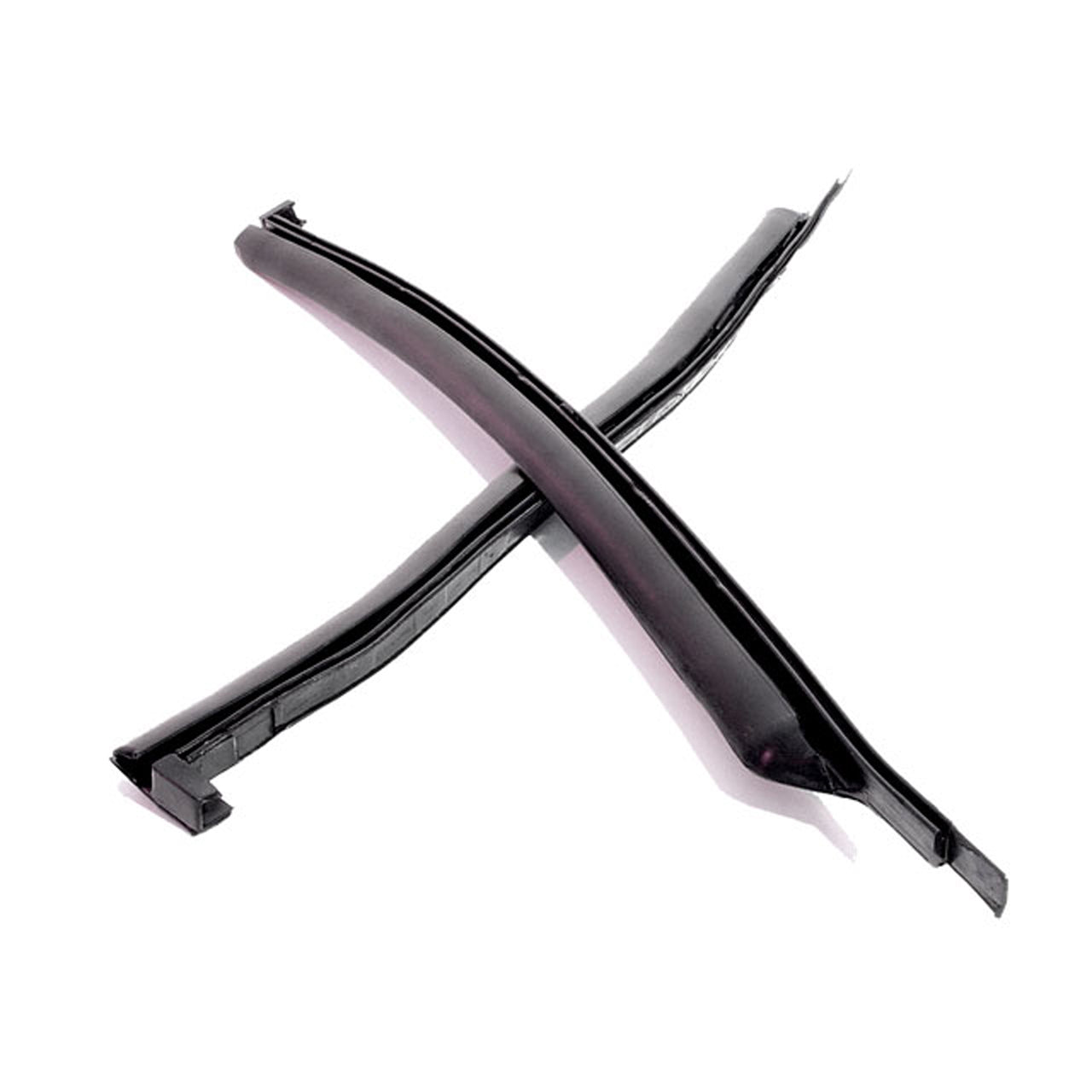 Vs 3-W Rear Roll-Up Window Seals, For 2-Door Convertible Ford Torino 1970-1971