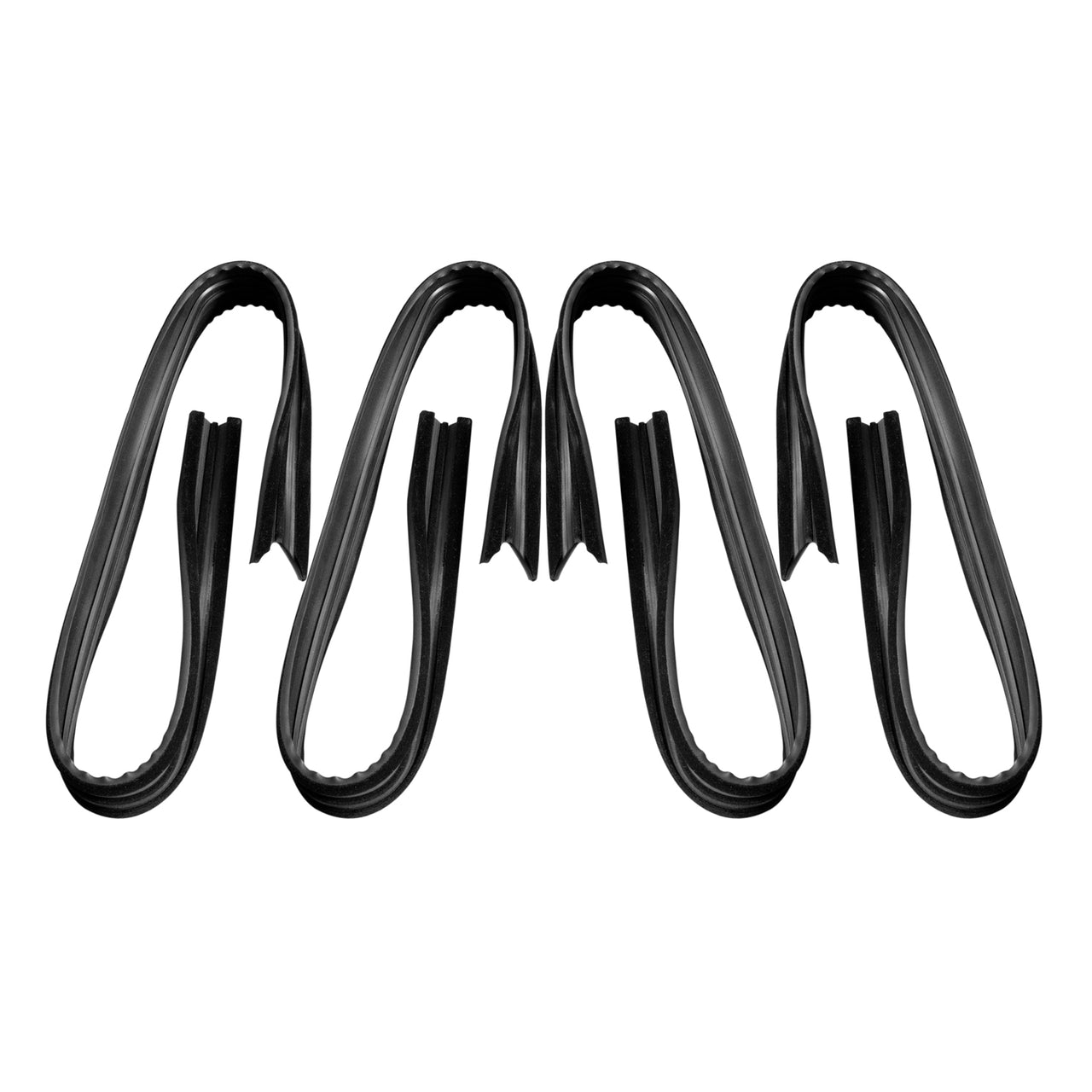 Wc 4300-02 Glass Run Window Channels Dodge B100 1975-1980, B100 Van 1971-1974, B150 1981-1994, B1500 1995-1997, B200 1975-1980