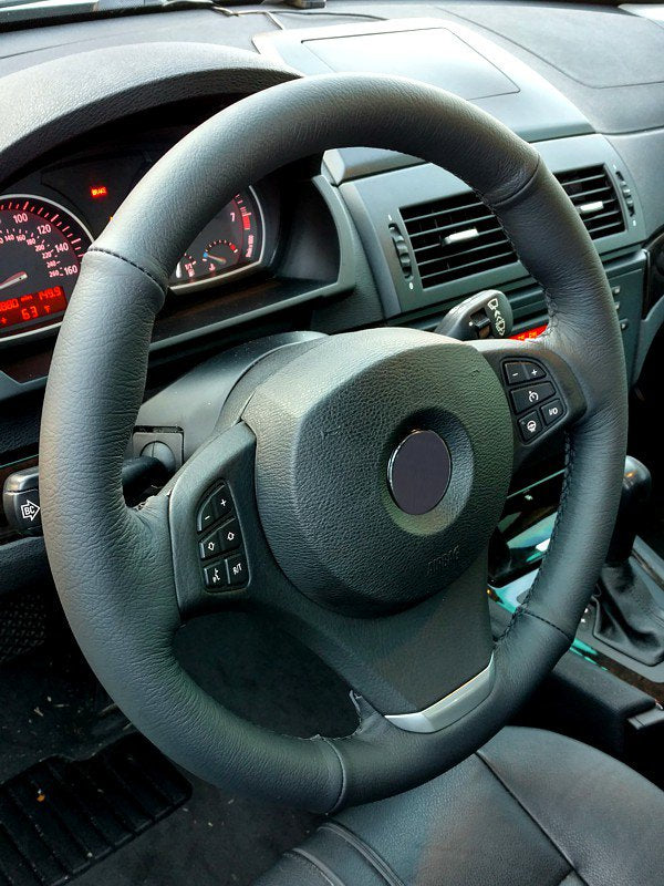 2003-10 BMW X3 steering wheel cover - 3-spoke