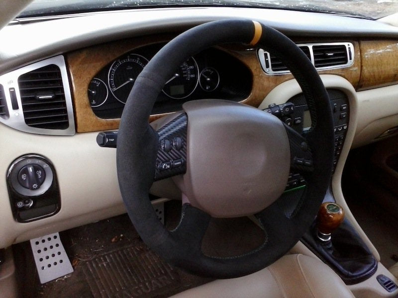 2001-09 Jaguar X-Type steering wheel cover