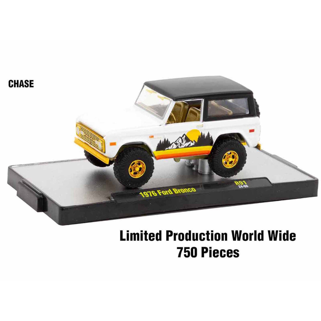 "Auto-Thentics" 6 piece Set Release 91 IN DISPLAY CASES Limited Edition 1/64 Diecast Model Cars