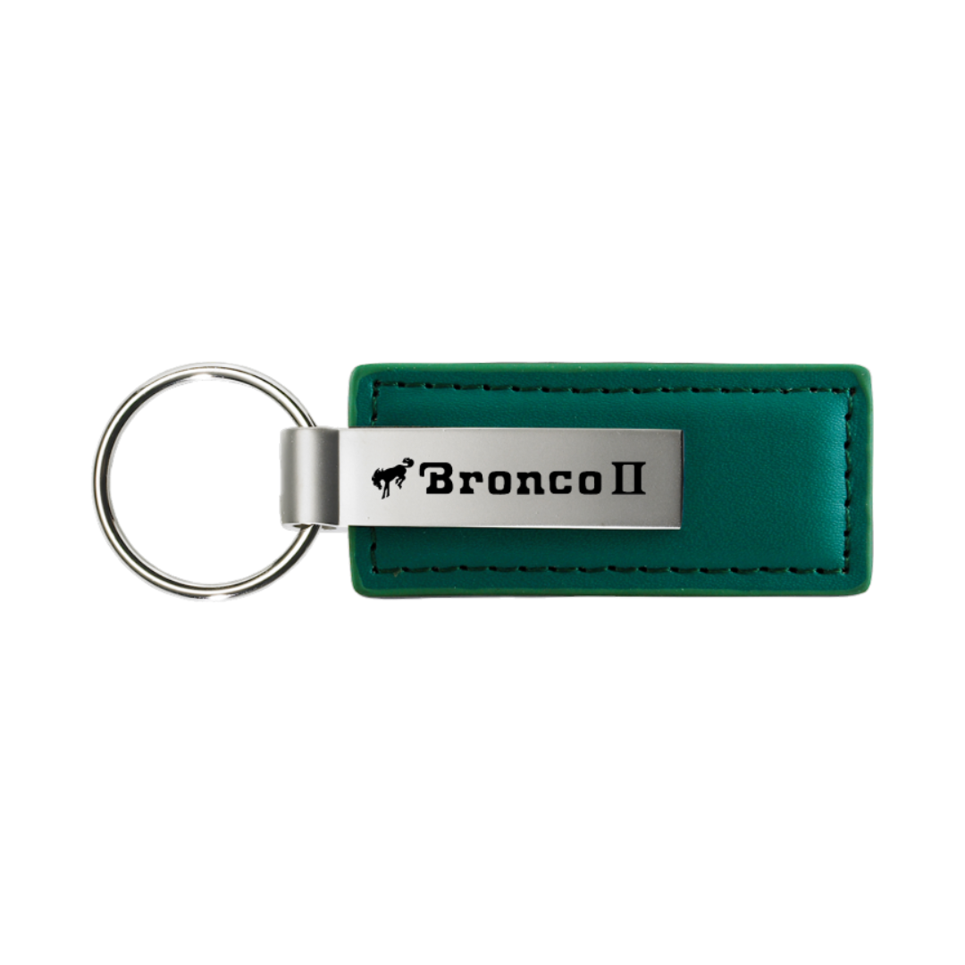 bronco-ii-leather-key-fob-green-45524-classic-auto-store-online