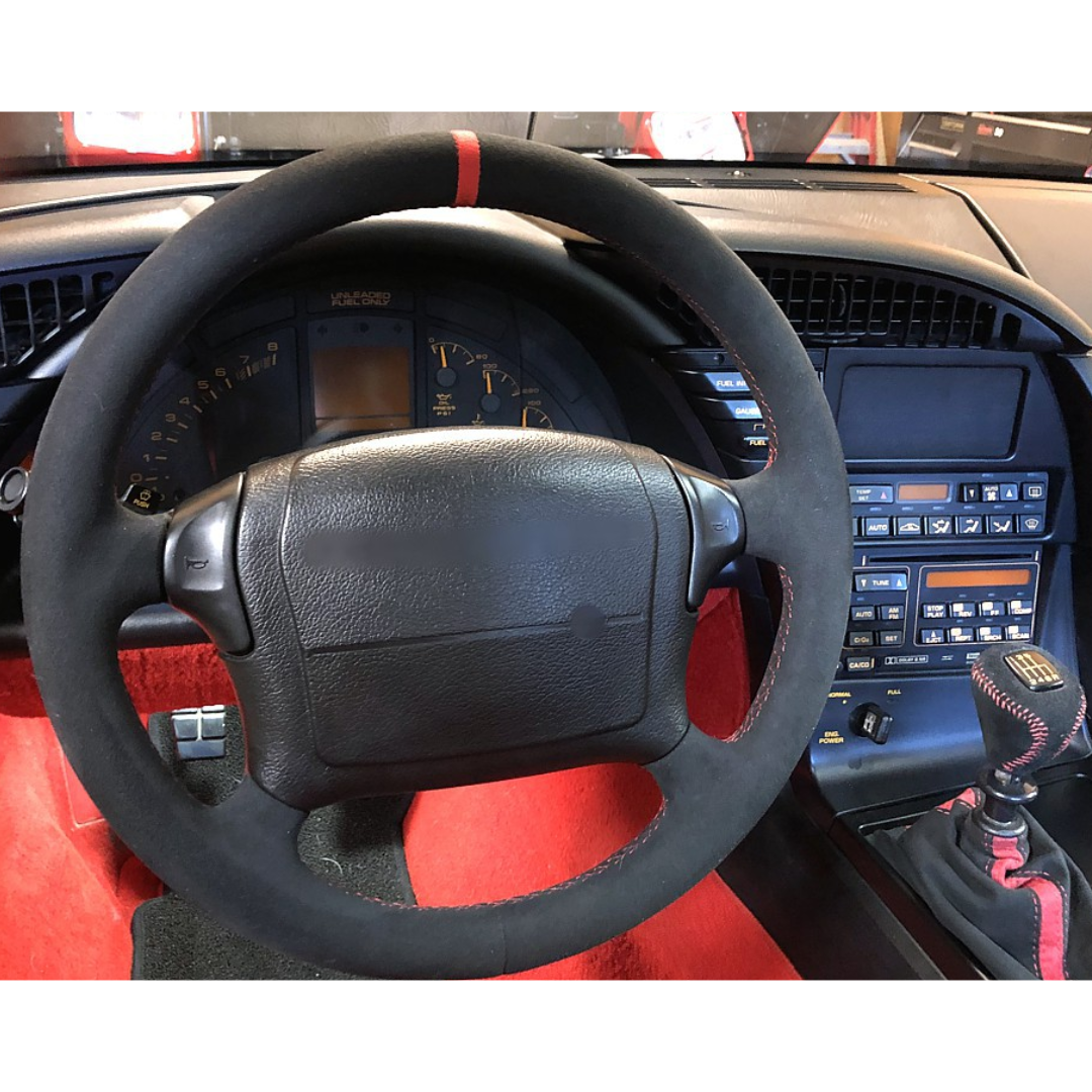 C4 1990-96 Chevrolet Corvette Custom Steering Wheel Covers - 4 Spoke