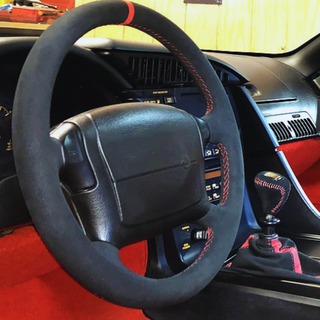 C4 1990-1996 Chevrolet Corvette Custom Steering Wheel Covers - 2 Spoke