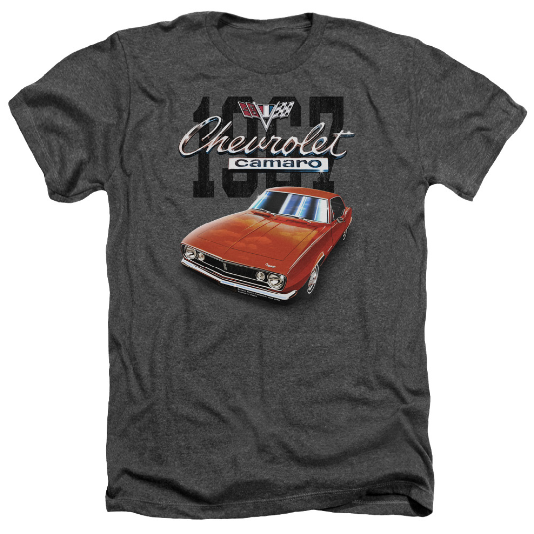 Chevrolet 1967 Camaro Classic Adult Regular Fit Heather Short Sleeve