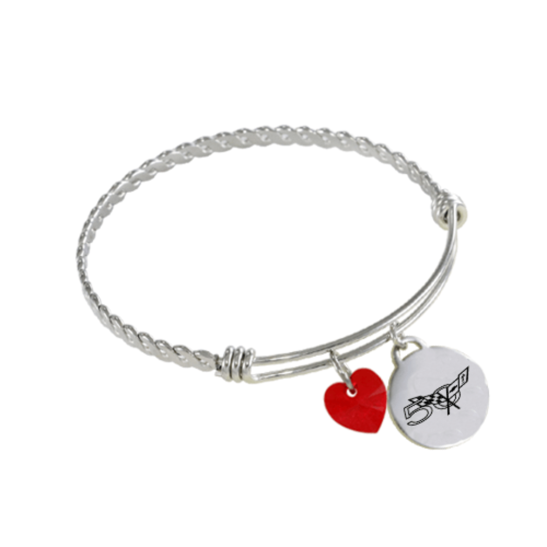 c5-corvette-50th-anniversary-twisted-bangle-charm-bracelet