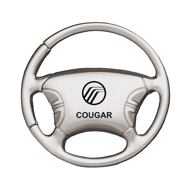 Cougar Steering Wheel Key Fob in Silver