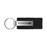 dodge-stripe-carbon-fiber-leather-key-fob-in-black-41491-classic-auto-store-online