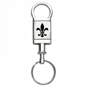 fleur-de-lis-satin-chrome-valet-key-fob-silver-20569-classic-auto-store-online