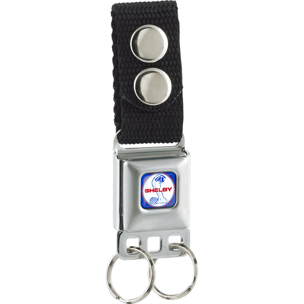 Shelby Red White & Blue Keychain