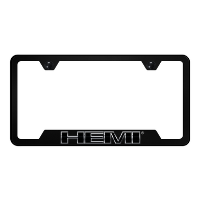 Hemi Chrome PC Notched Frame - UV Print on Black