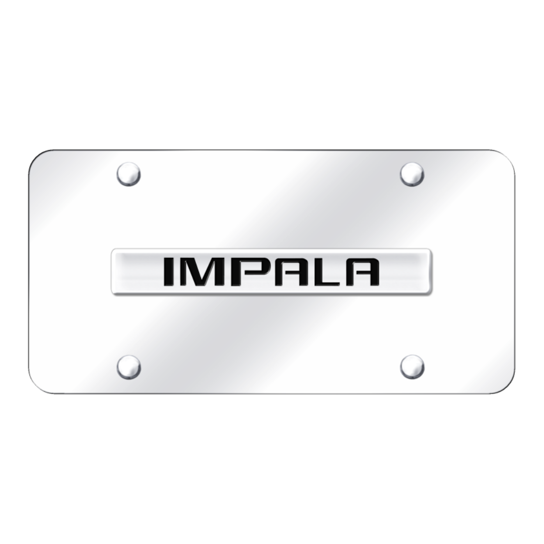 impala-script-license-plate-chrome-on-mirrored-16287-classic-auto-store-online