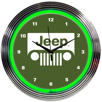 jeep-green-neon-clock-8jeepg-classic-auto-store-online
