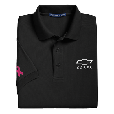 ladies-breast-cancer-awareness-black-polo-1