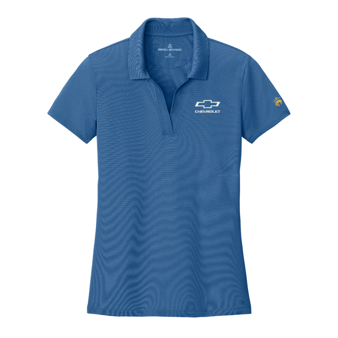 Ladies Brooks Brothers Mesh Pique Performance Polo