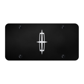 lincoln-logo-license-plate-laser-etched-black
