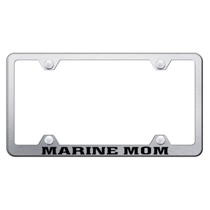 marine-mom-steel-wide-body-frame-laser-etched-brushed-40702-classic-auto-store-online