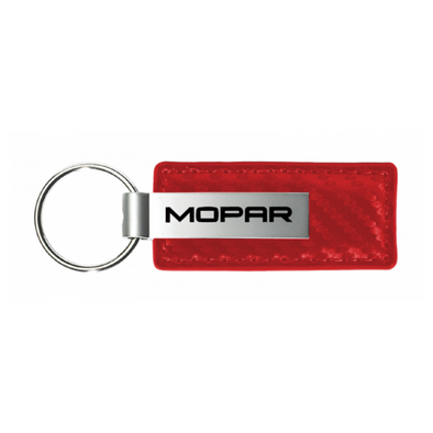 mopar-carbon-fiber-leather-key-fob-in-red-45387-classic-auto-store-online