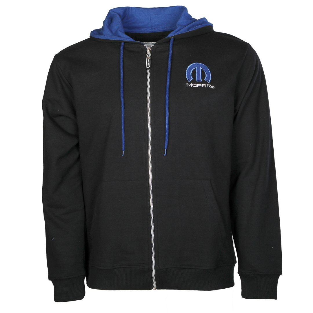 Mopar Omega M Embroidered Zip Hoodie Classic Auto Store Online