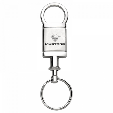 mustang-45th-anniversary-satin-chrome-valet-key-fob-silver-20309-classic-auto-store-online