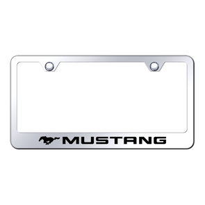 Mustang Stainless Steel Frame - Laser Etched Mirrored