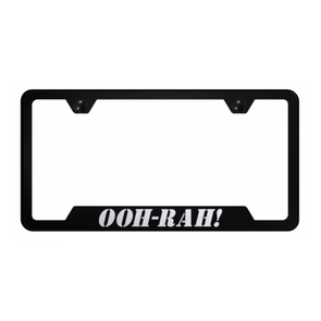 ooh-rah-cut-out-frame-laser-etched-black-40754-classic-auto-store-online