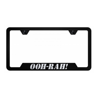 ooh-rah-cut-out-frame-laser-etched-black-40754-classic-auto-store-online