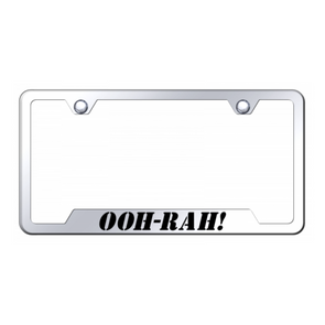 OOH-RAH! Cut-Out Frame - Laser Etched Mirrored