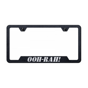 ooh-rah-cut-out-frame-laser-etched-rugged-black-40756-classic-auto-store-online