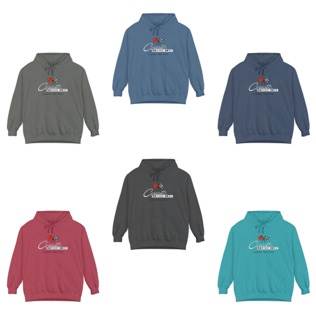 Personalized C2 Corvette Comfort Colors® Hooded Sweatshirt