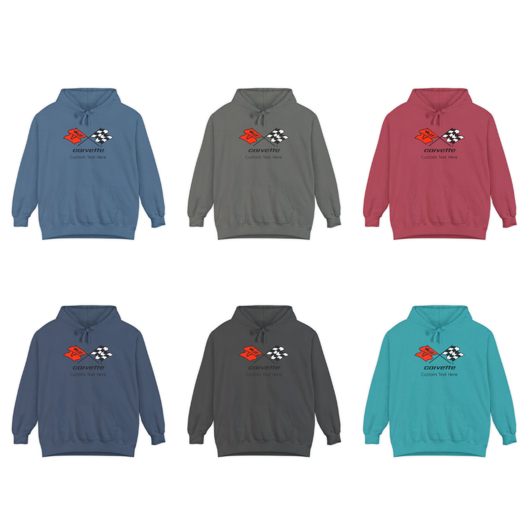 Personalized C3 Corvette Comfort Colors® Premium Hooded Sweatshirt