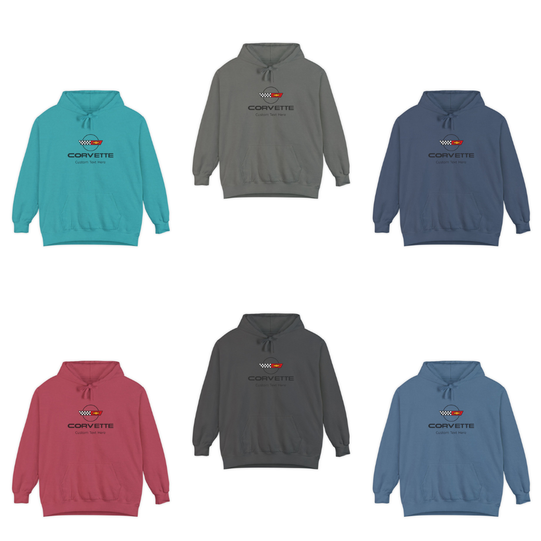 Personalized C4 Corvette Comfort Colors® Hooded Sweatshirt