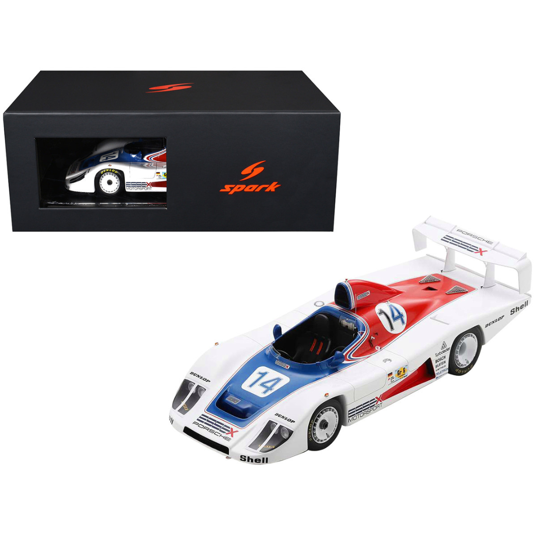 Porsche 936 #14 Bob Wollek - Hurley Haywood "Essex Motorsport Porsche" "24 Hours of Le Mans" (1979) with Acrylic Display Case 1/18 Model Car