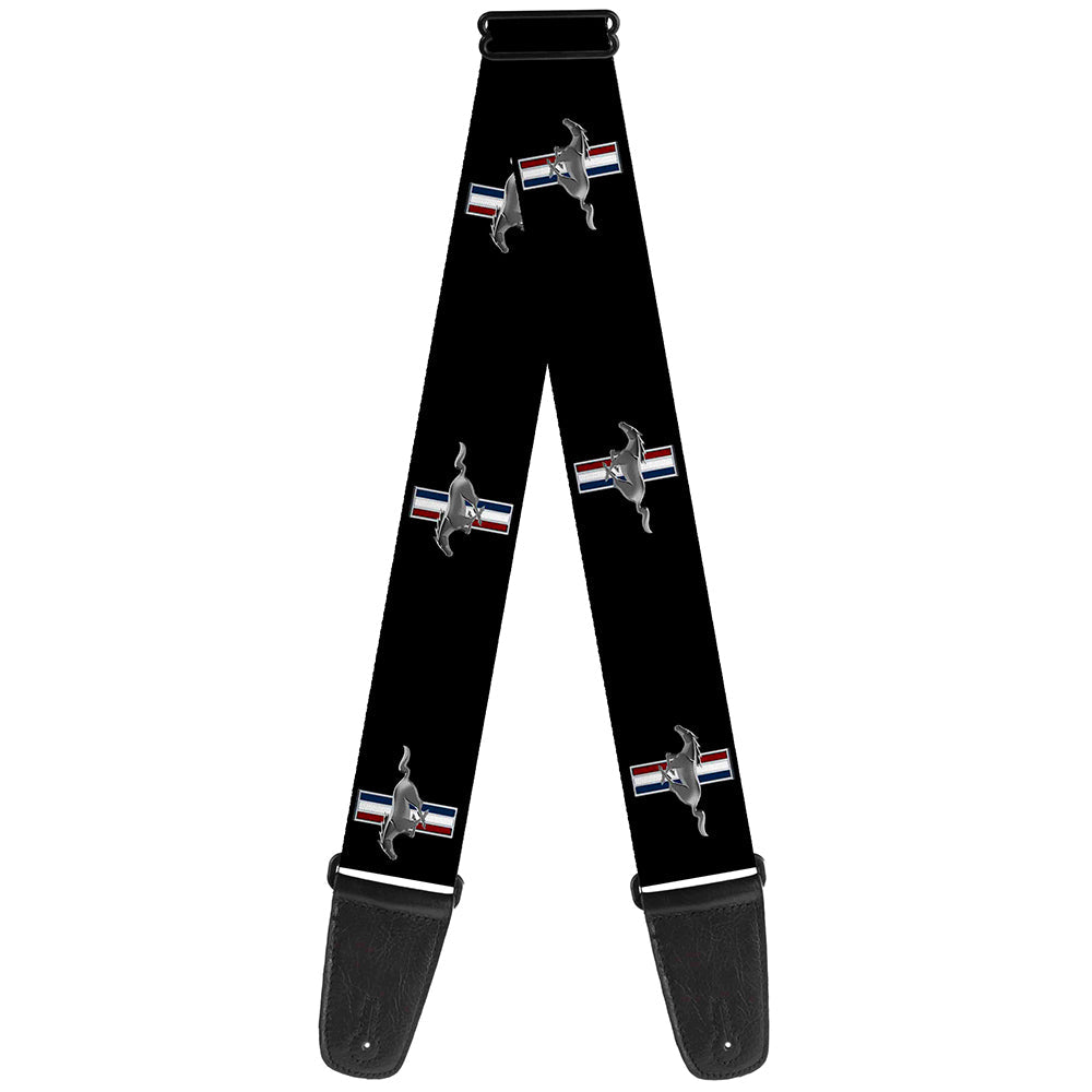 Ford Mustang Tri-Bar Logo Guitar Strap