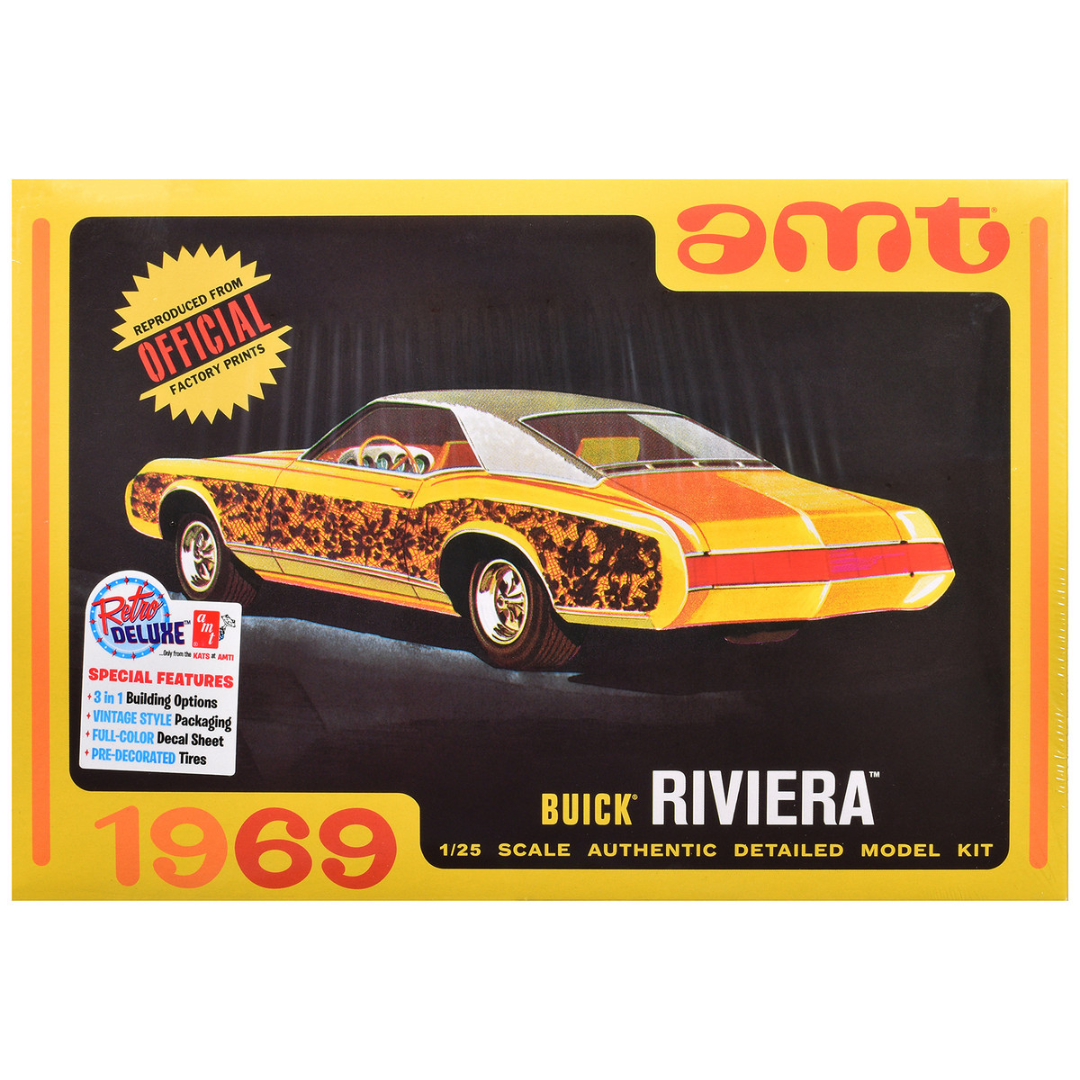 Skill 2 Model Kit 1969 Buick Riviera 1/25 Scale Model