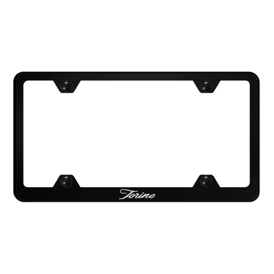 torino-script-steel-wide-body-frame-laser-etched-black-43632-classic-auto-store-online
