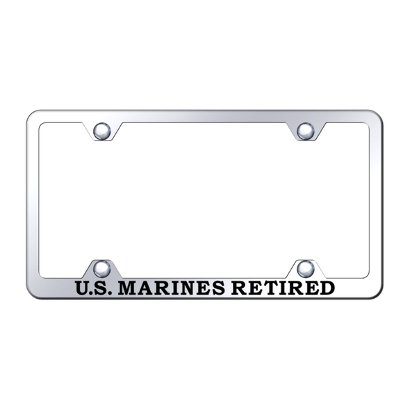 u-s-marines-retired-steel-wide-body-frame-etched-mirrored-40383-classic-auto-store-online
