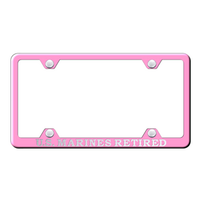 U.S. Marines Retired Steel Wide Body Frame - Etched Pink