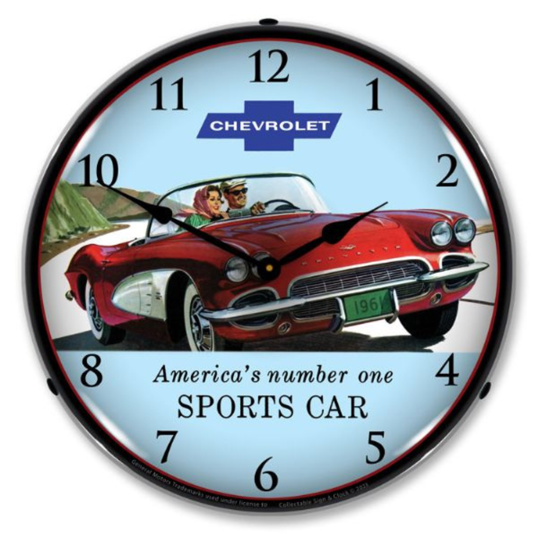 1961-c1-corvette-convertible-lighted-wall-clock