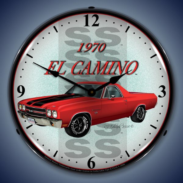 1970-el-camino-lighting-clock