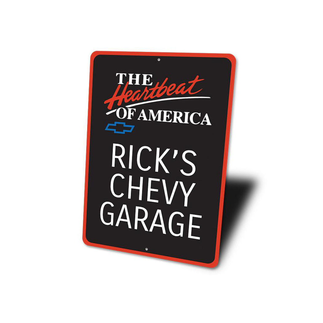 personalized-chevy-heartbeat-of-america-aluminum-sign