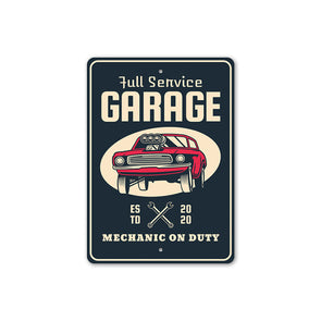 full-service-garage-aluminum-sign