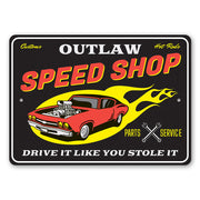 outlaw-speed-shop-aluminum-sign