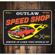 outlaw-speed-shop-aluminum-sign