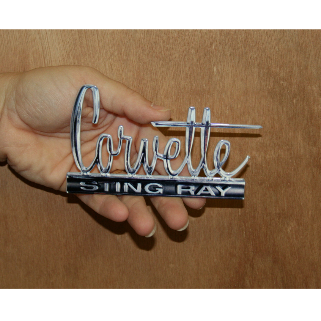c2-corvette-stingray-emblem-steel-sign-1966-1967