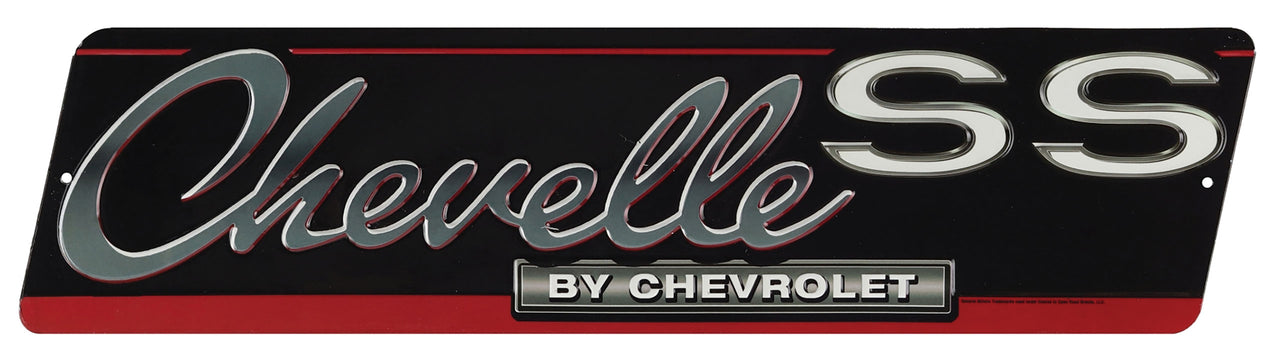 1965-1972 Chevrolet Chevelle Embossed Tin Sign - CA