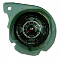 1969-1969 Chevrolet Chevelle Gauge Cluster W/6000 RPM Redline - CA
