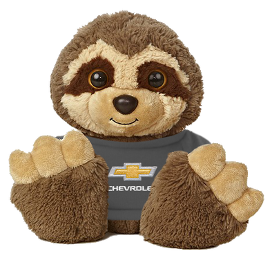 chevy-bowtie-childrens-stuffed-animal-sloth